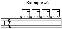 Example 6 - Rock Shuffle Ride Pattern