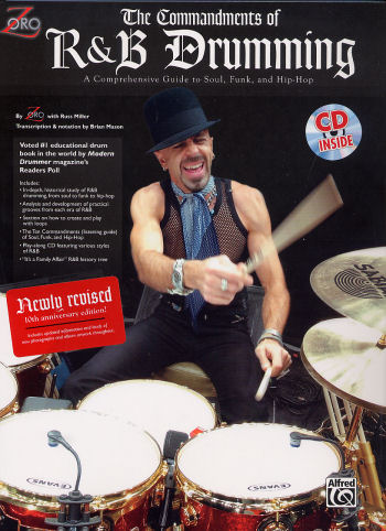 Commandments of R&B Drumming Book/CD by Zoro from Alfred Publishing