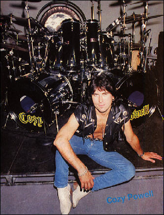 Cozy Powell's drumset used with Emerson, Lake, and Palmer 1987