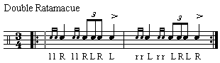 Double Ratamacue Rudiment