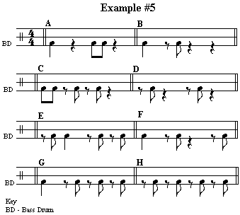 Timing Exercises Using Coded Drum Patterns | Drum Circle.Info