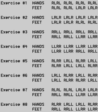 Coordination Exercises for the Drumset